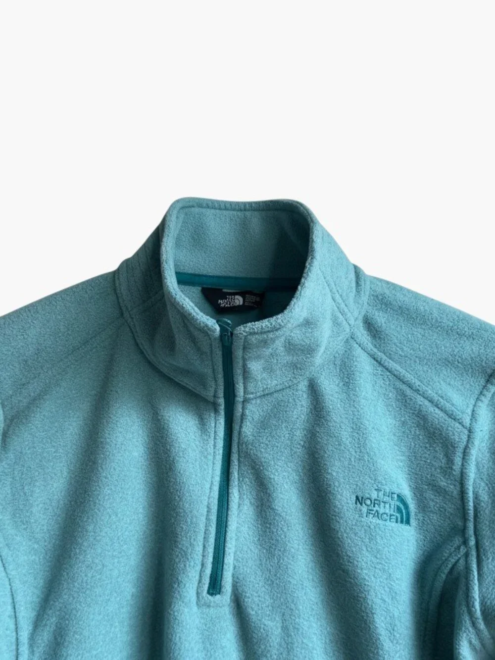 The North Face Glacier 1/4 Zip Fleece Harbor Blue Heather NWT M